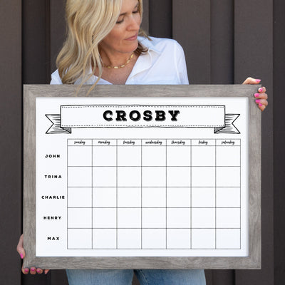 24 X 18 Framed Whiteboard Chore Charts | #18205