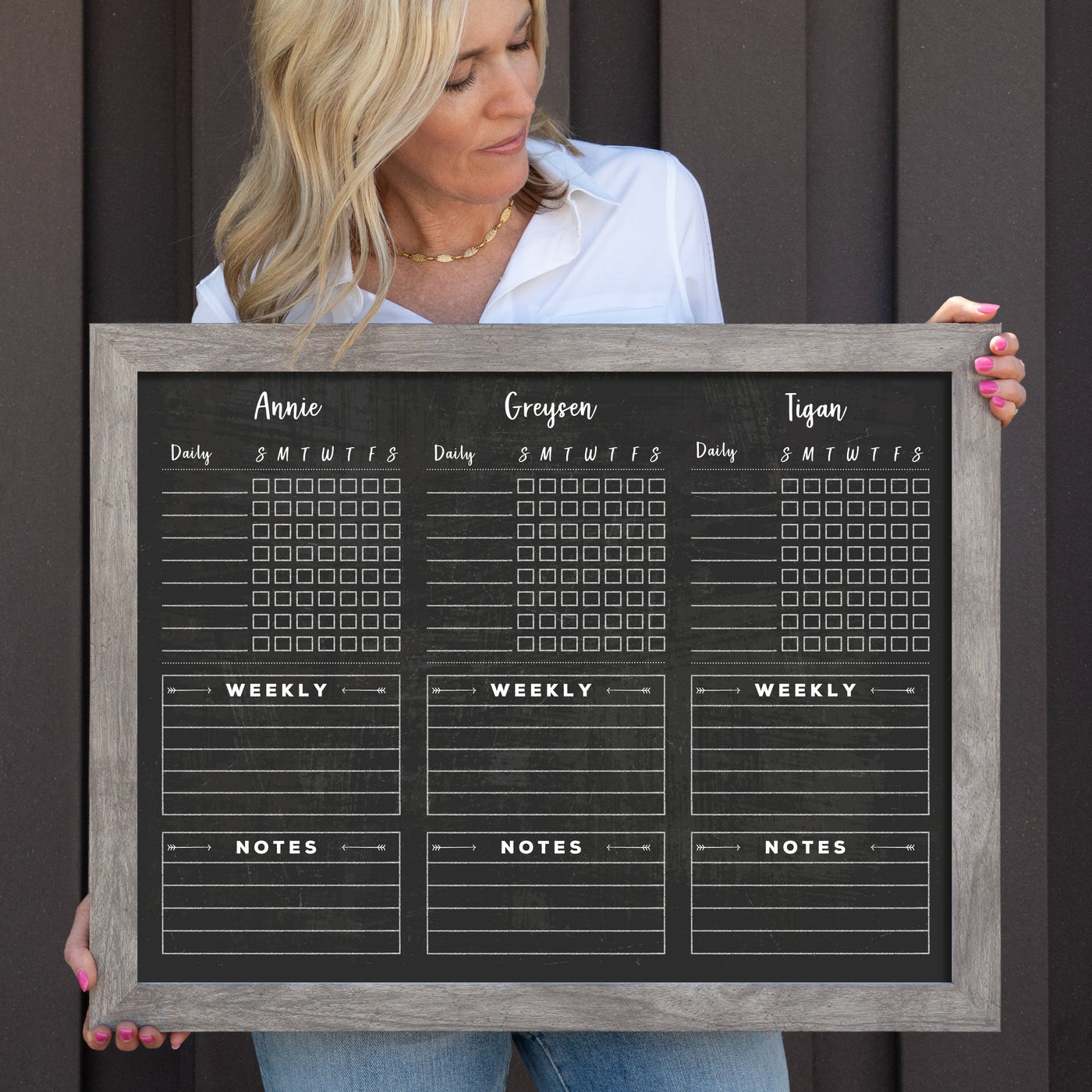 24 X 18 Framed Chalkboard Chore Charts | #18410
