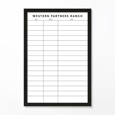 24 X 36 Hunting Ranch Framed Whiteboard | Blind and Hunter