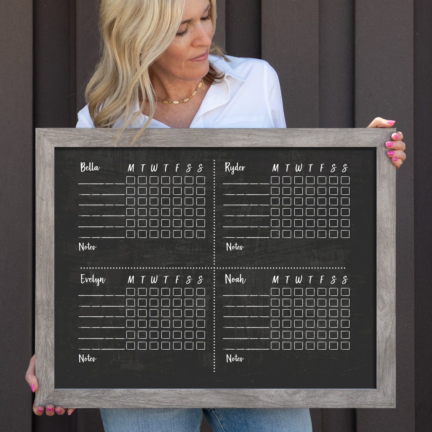 24 X 18 Framed Chalkboard Chore Charts | #18428