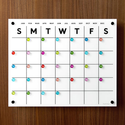 Magnetic Acrylic Monthly Calendar