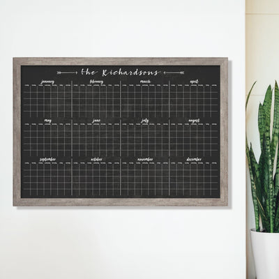 36 X 24 -24190 LARGE HORIZONTAL CHALKBOARD TEMPLATE - yearly