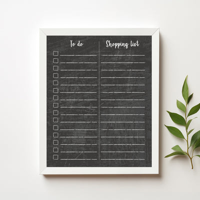 8 X 10 Framed Chalkboard To Do Board | #812