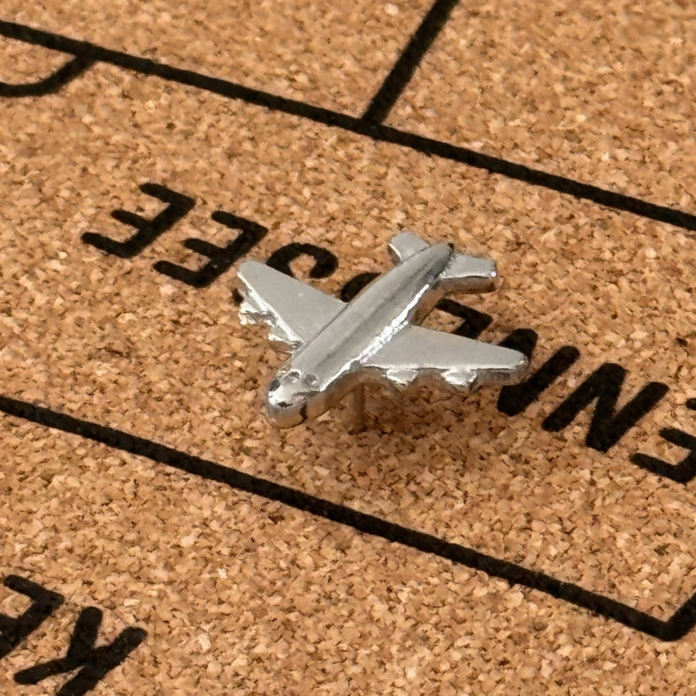 Modern Cork Board with Map of USA