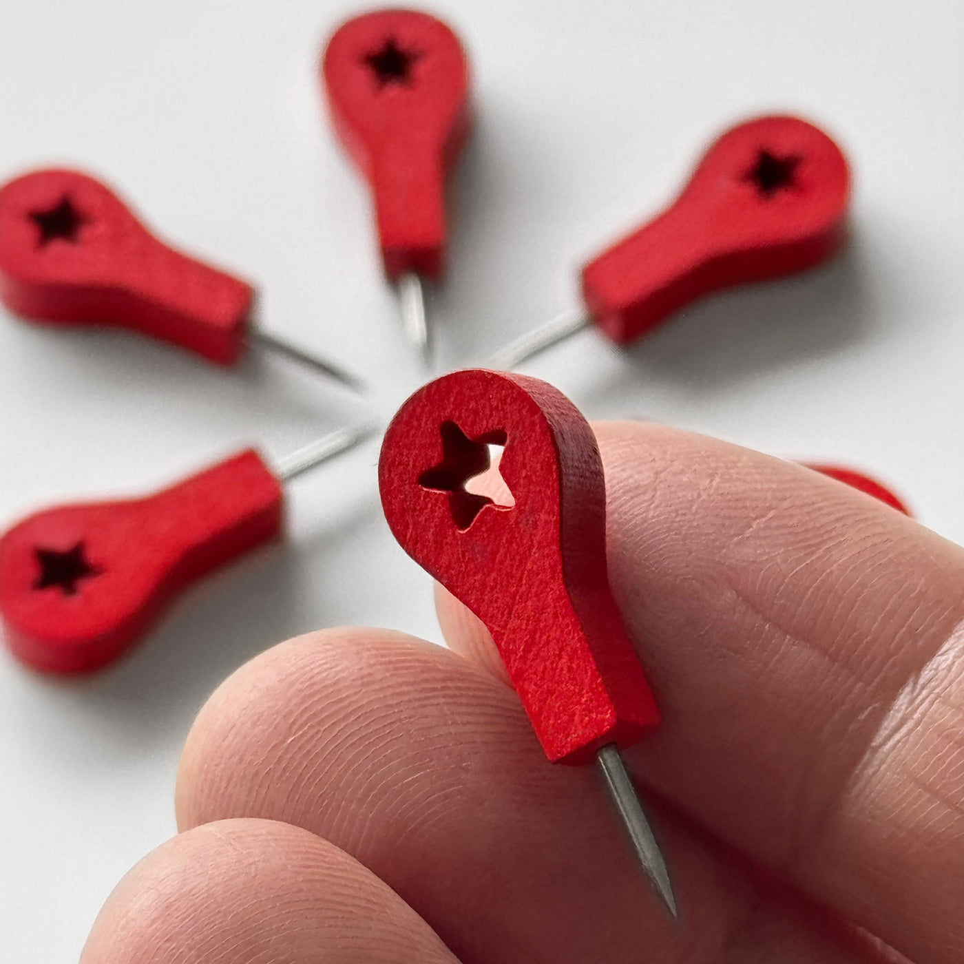 Modern push pins for Map | Red map pins