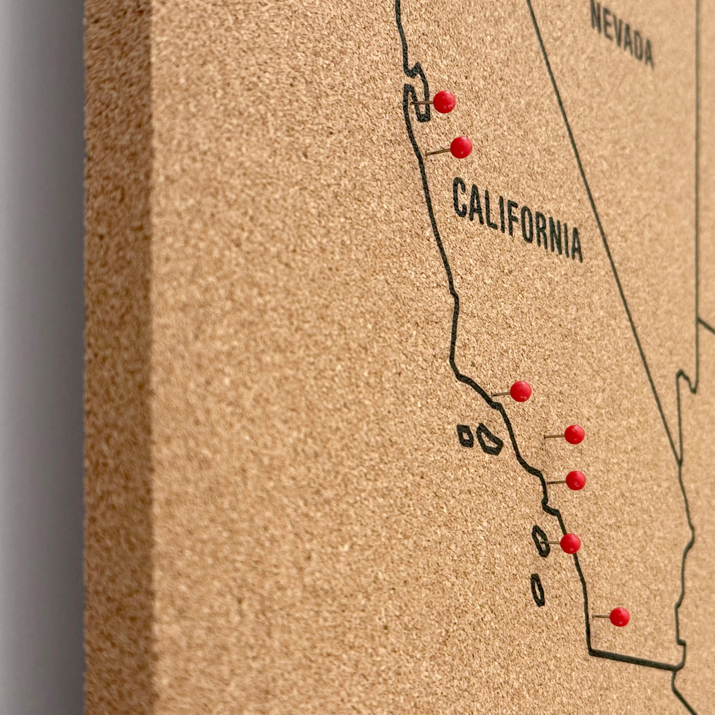 Modern push pins for Map | Red map pins