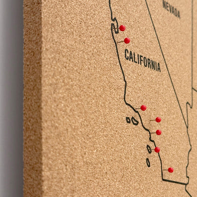 Modern push pins for Map | Red map pins