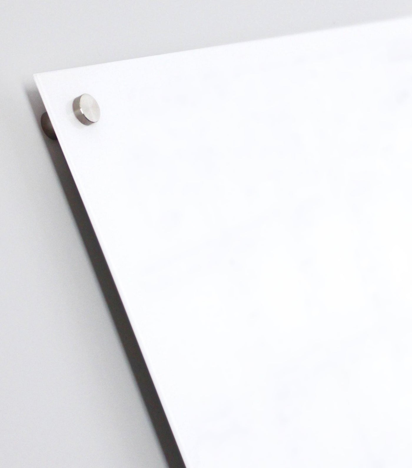 DESIGN YOUR OWN board | Floating White Magnetic Acrylic Business Board