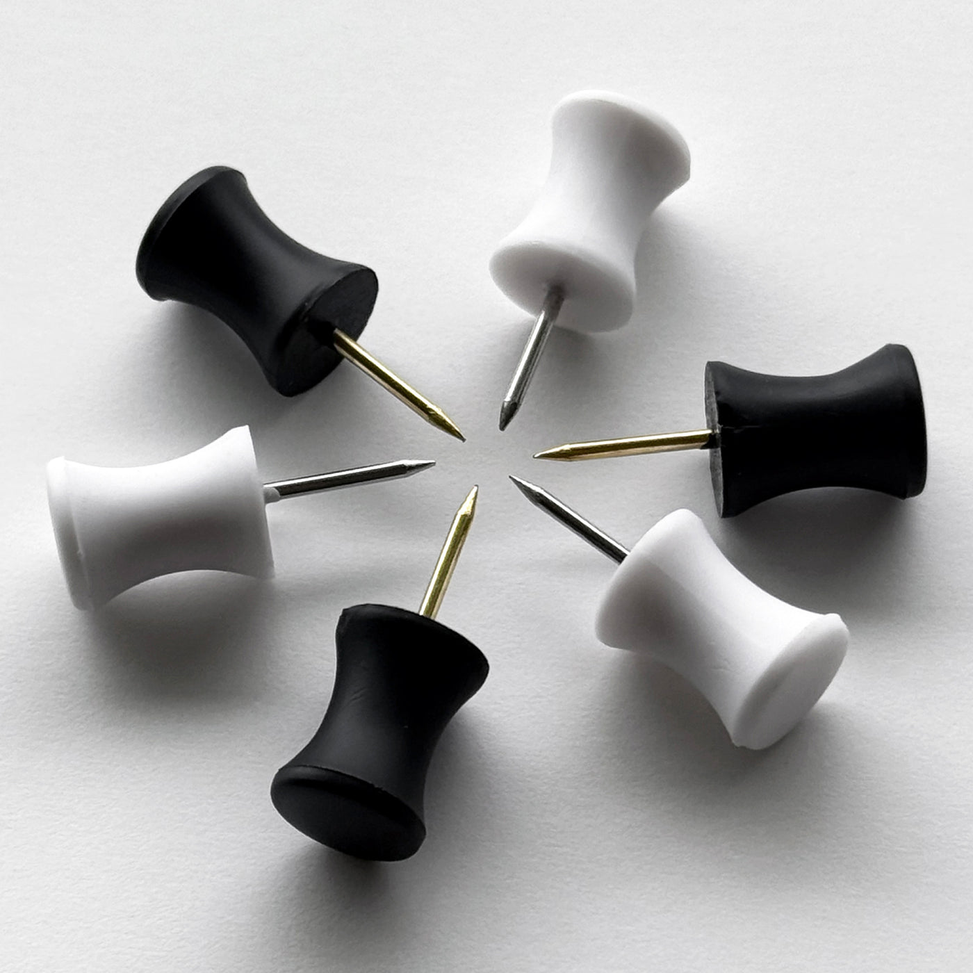 Modern push pins