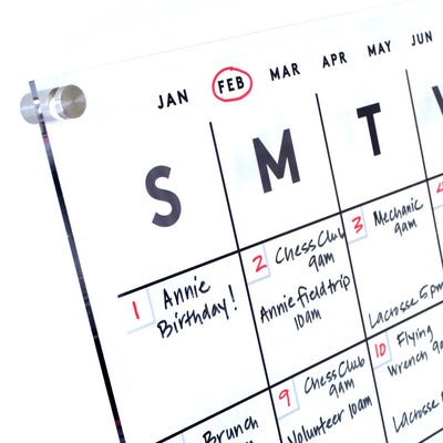 Acrylic Calendar