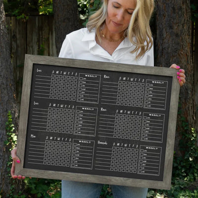 24 X 18 Framed Chalkboard Chore Charts | #18405