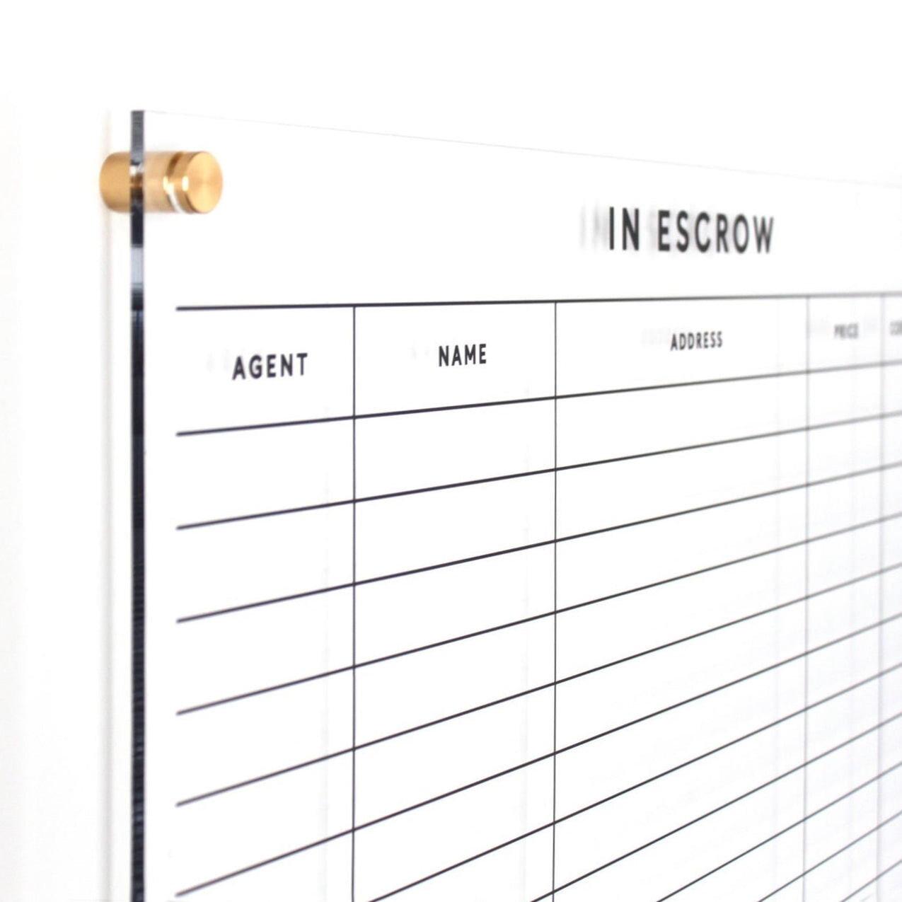 Real Estate Acrylic Board - Small