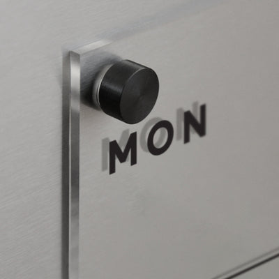 Clear Acrylic Weekly Fridge Calendar | Notes section