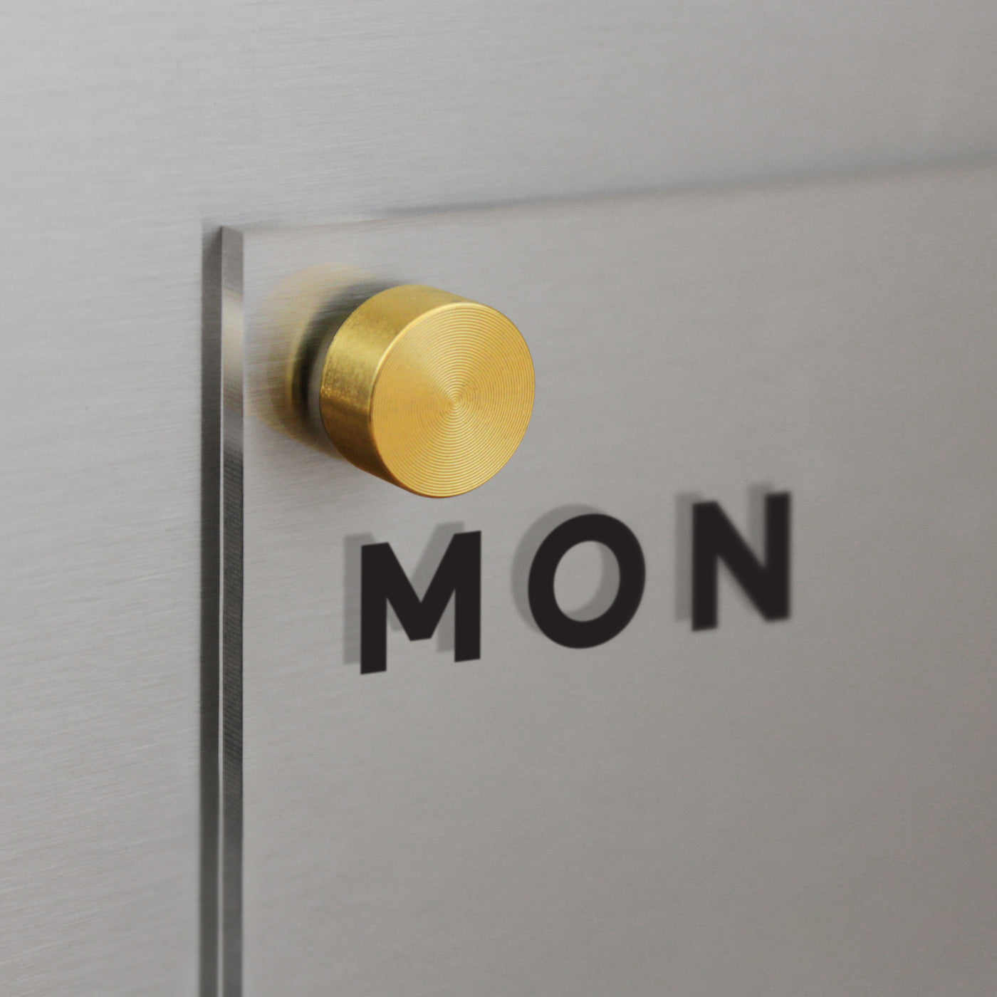 Clear Acrylic Weekly Fridge Calendar | Notes section