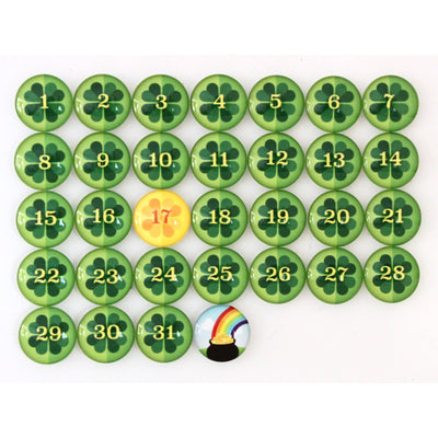 Number Magnets for March! Shamrocks | St. Patrick's Day