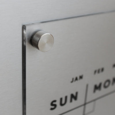 Acrylic Fridge Calendar with Custom Family Name