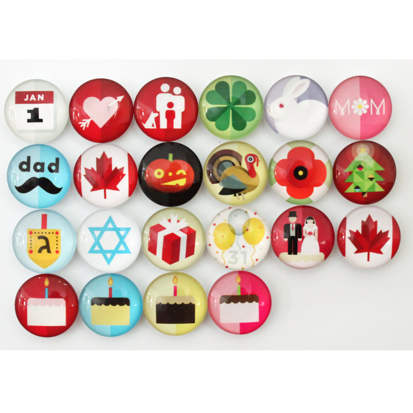 Number Magnets - Canadian Holidays!